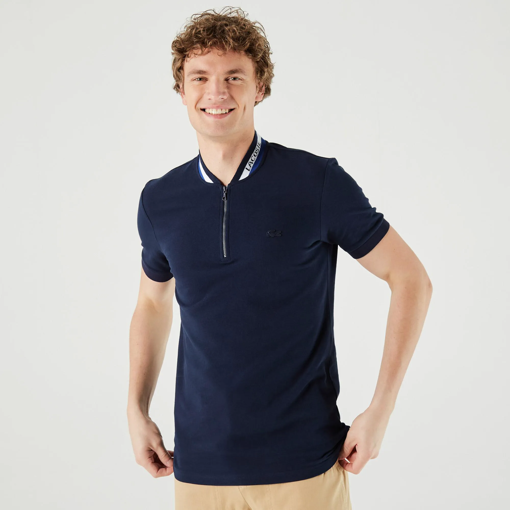Мужское поло Lacoste Regular Fit, синий, арт. PH0242