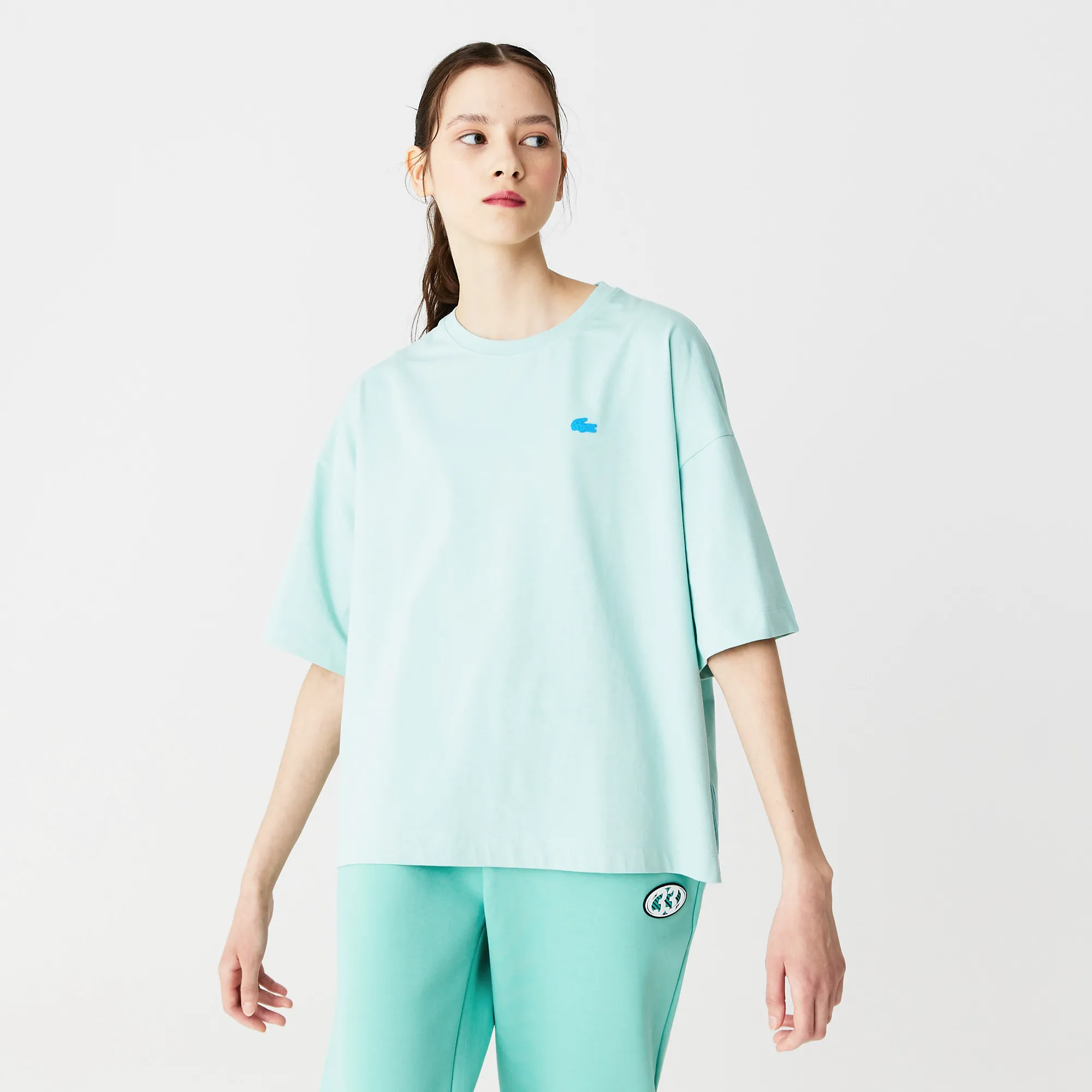 Футболка Lacoste Oversized Fit, голубой, арт. TF0317