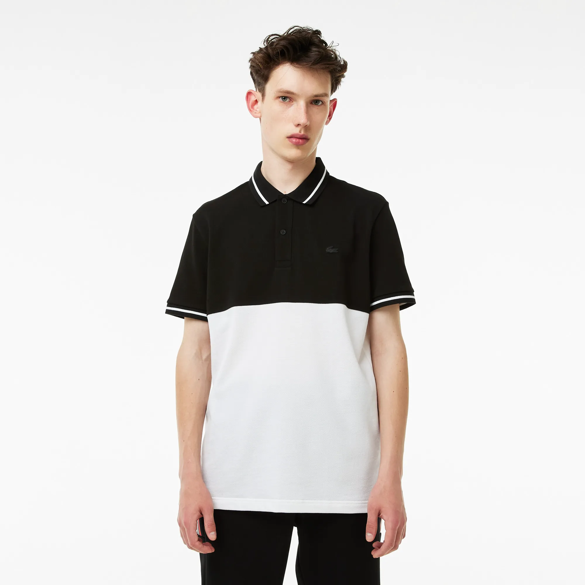 Мужское Поло Lacoste Regular Fit, черный, арт. PH0323