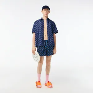 Мужские плавки Lacoste из переработанного полиэстера, синий, арт. MH5635