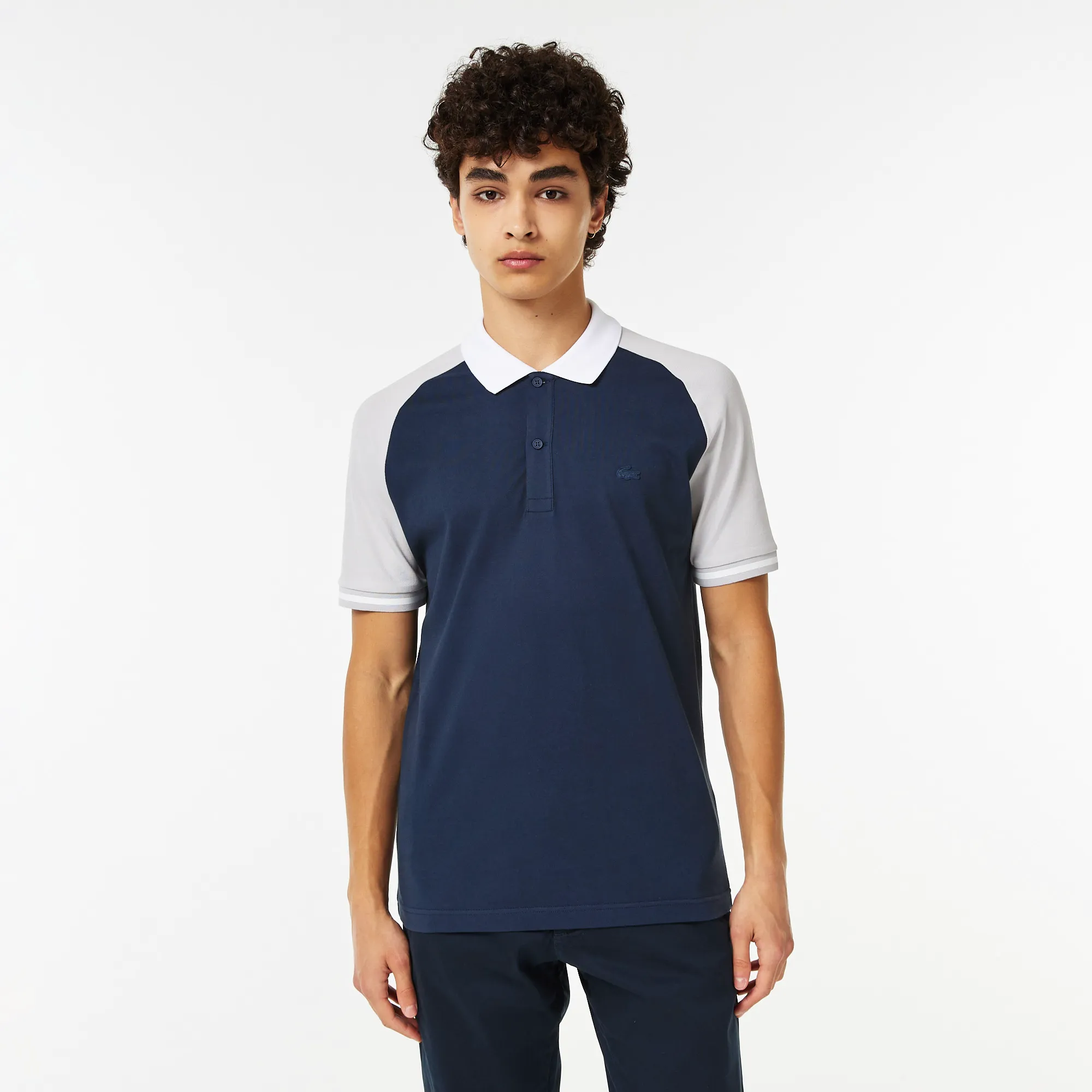 Мужское поло Lacoste Slim Fit, синий, арт. PH0319