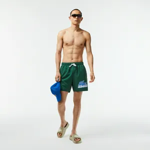 Мужские шорты для плавания Lacoste Quick Dry, зеленый, арт. MH5633