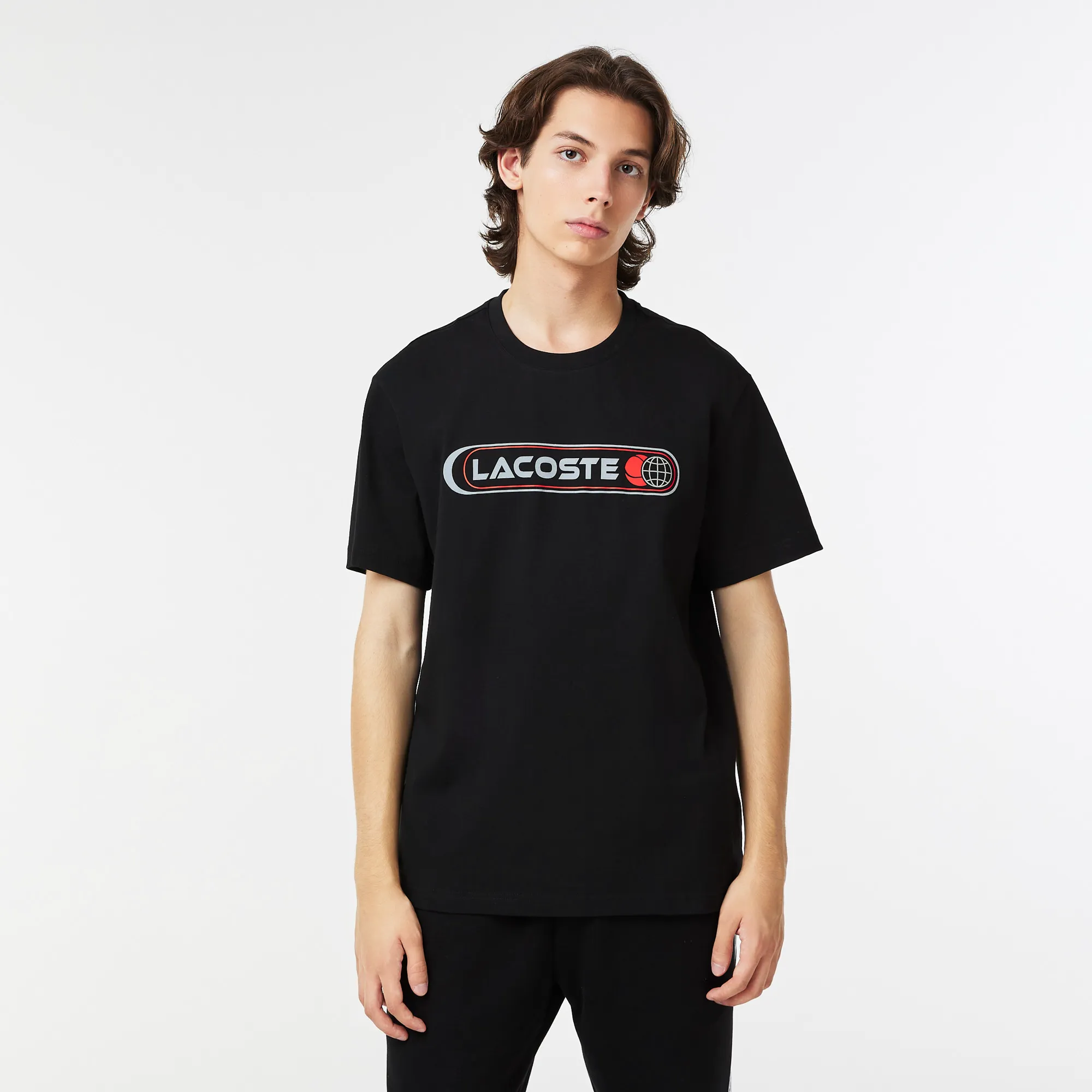 Мужская футболка Lacoste Relaxed Fit, черный, арт. TH2412