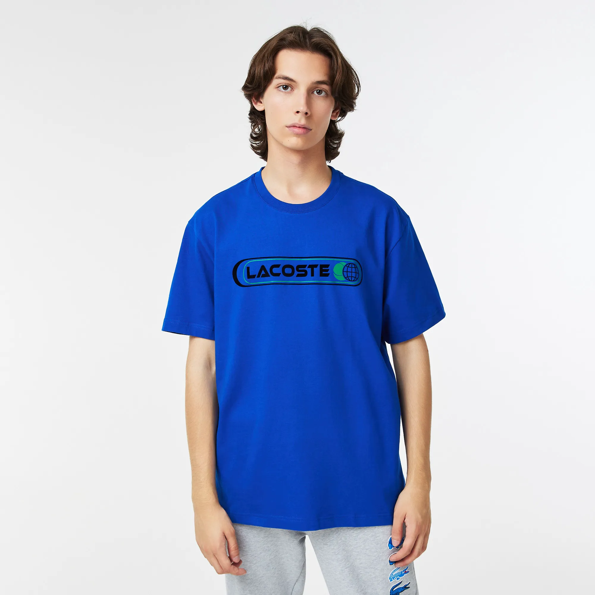 Мужская футболка Lacoste Relaxed Fit, синий, арт. TH2412