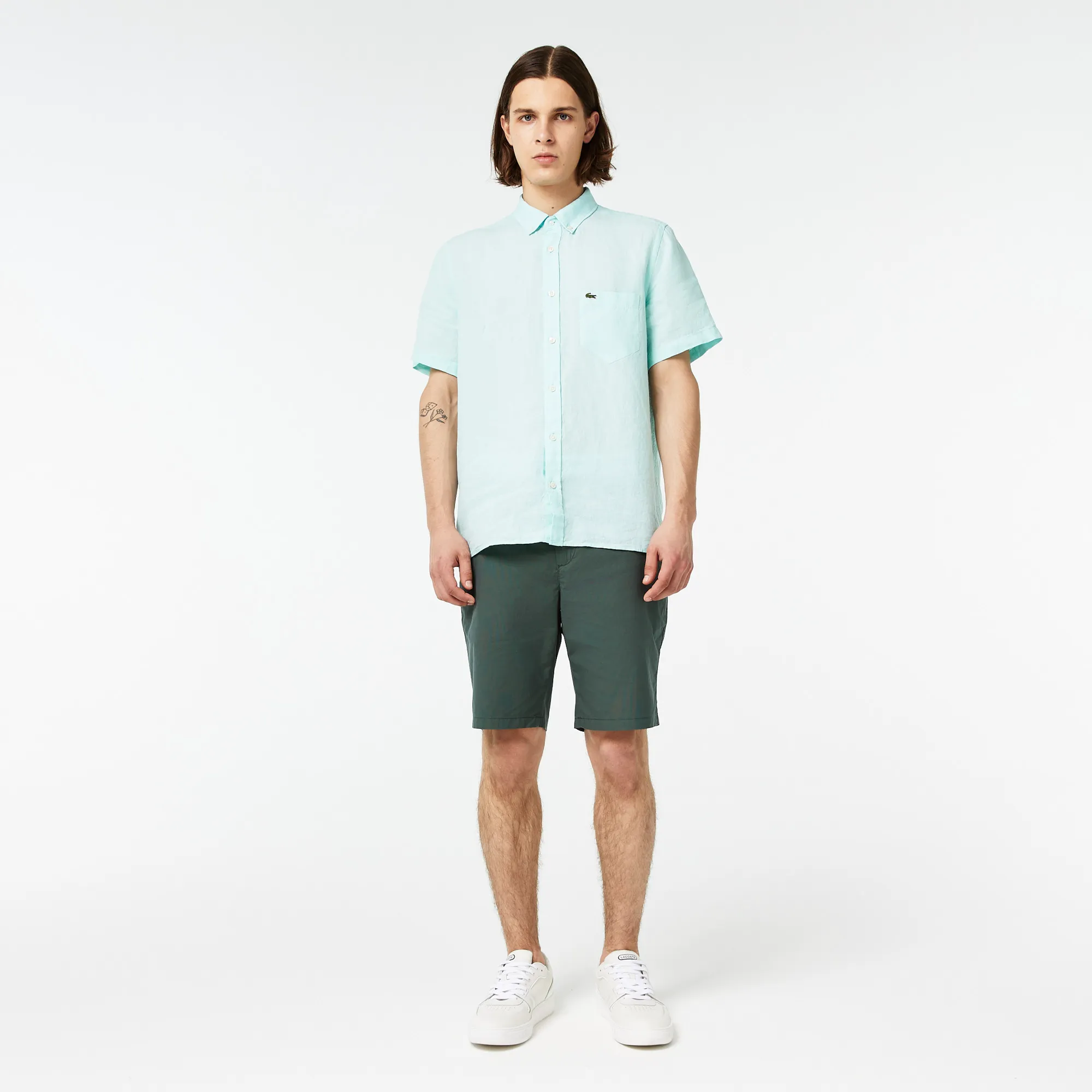 Мужские шорты Lacoste Slim Fit, зеленый, арт. FH0321