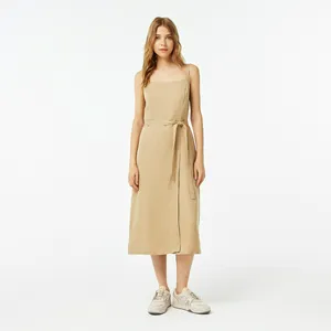 Женское платье Lacoste прямой посадки, бежевый, арт. EF0221