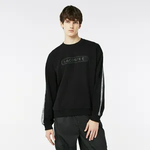 Мужская хлопковая толстовка Lacoste, черный, арт. SH2405R