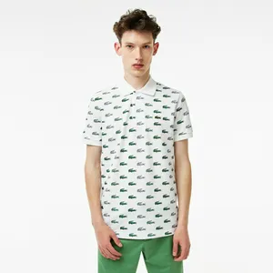 Мужское поло Lacoste Slim Fit, белый, арт. PH0334