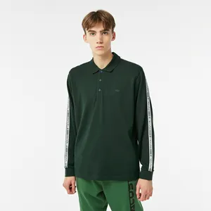 Мужское поло Lacoste из хлопка, зеленый, арт. PH2405