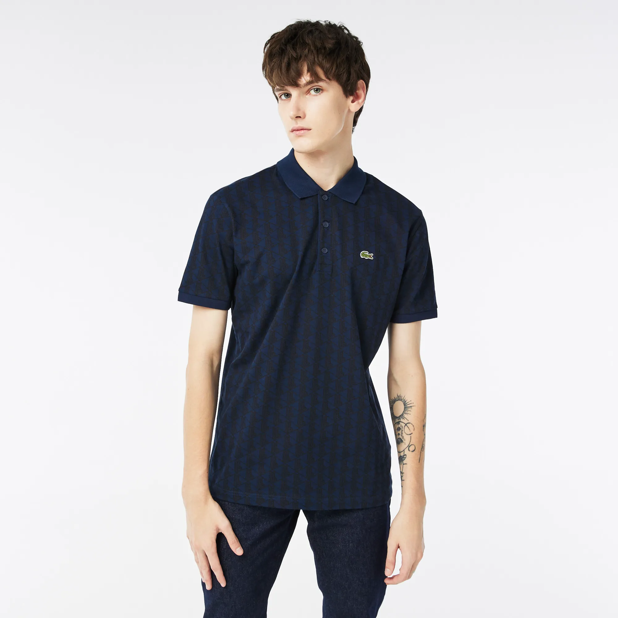 Мужское поло Lacoste Slim Fit, синий, арт. PH2410
