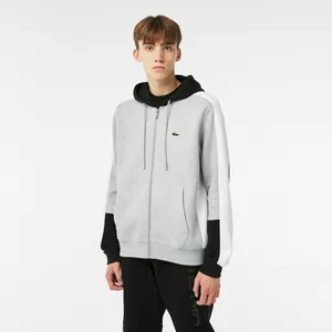 Мужская толстовка Lacoste с флисом, серый, арт. SH1301