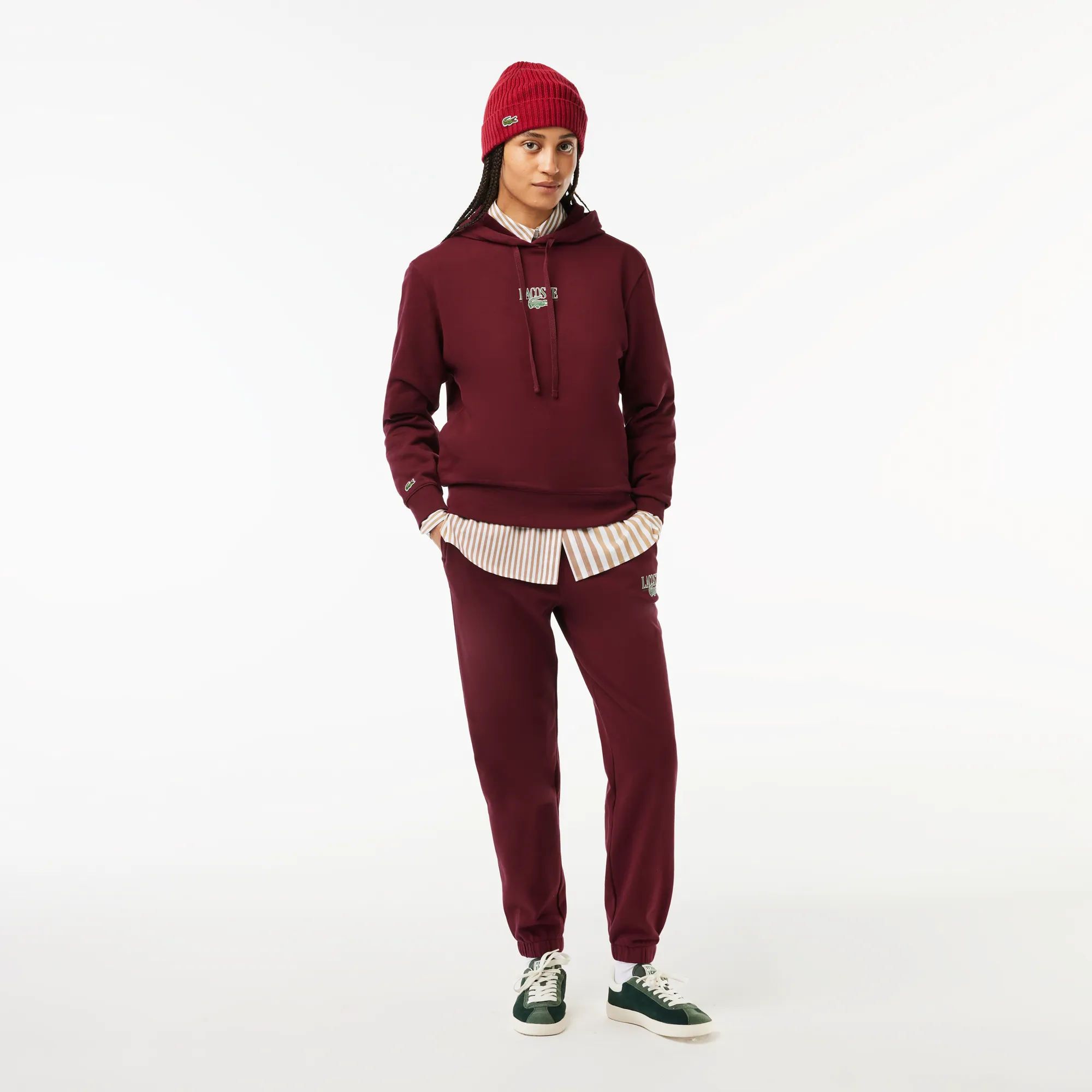 Женские спортивные брюки Lacoste, красный, арт. XF1710