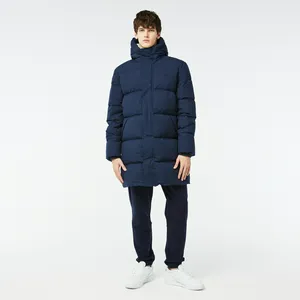 Мужская утеплённая куртка Lacoste с капюшоном, синий, арт. BH2426