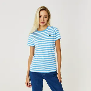 Женская футболка Lacoste Slim Fit, голубой, арт. TF0322