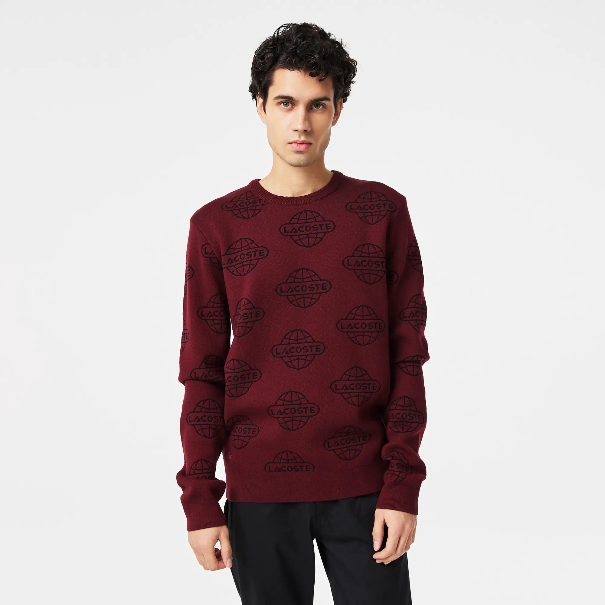 Мужской свитер Lacoste Regular Fit, красный, арт. AH2431