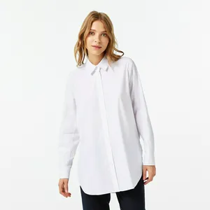 Женская рубашка Lacoste Regular Fit, белый, арт. CF0312