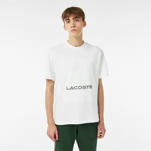 Мужская хлопковая футболка Lacoste, белый, арт. TH2408
