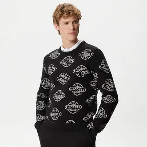 Мужской свитер Lacoste Regular Fit, черный, арт. AH2431