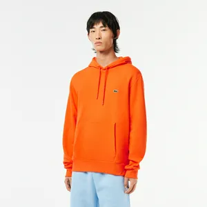 Мужская толстовка Lacoste Classic Fit с флисом, оранжевый, арт. SH9623