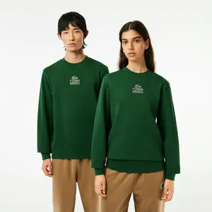 Хлопковая толстовка Lacoste Unisex, зеленый, арт. SH1156
