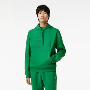 Мужская толстовка Lacoste с флисом, зеленый, арт. SH2105