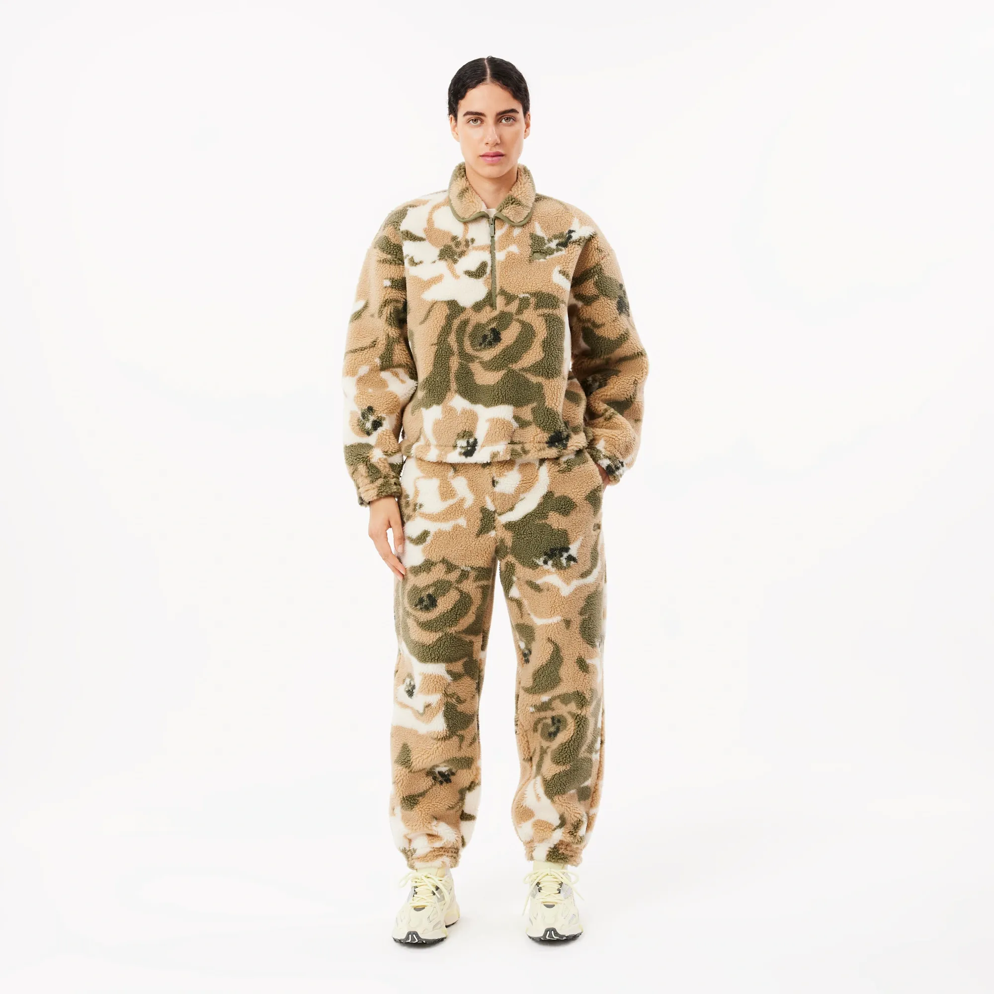 Женские спортивные брюки Lacoste, хаки, арт. XF4121