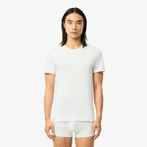 Набор мужских домашних футболок Lacoste Crew Neck, белый, арт. TH3321