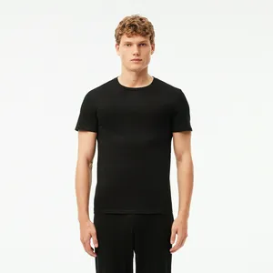 Набор мужских домашних футболок Lacoste Crew Neck, черный, арт. TH3321