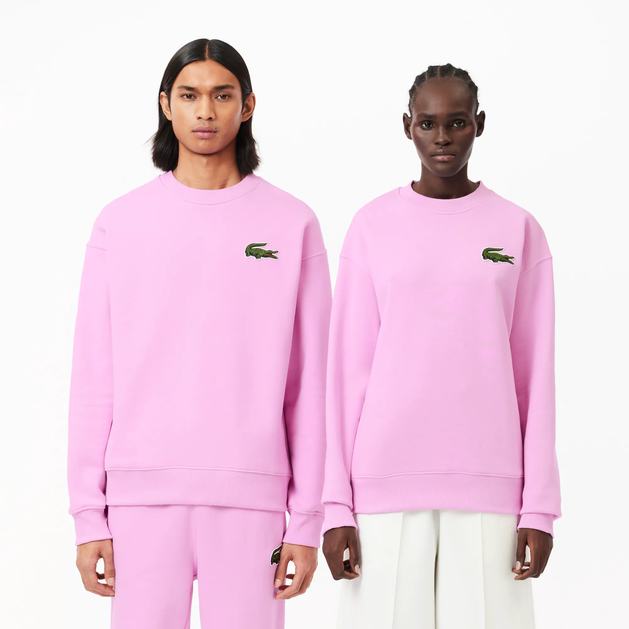 Толстовка Lacoste Unisex из органического хлопка, розовый, арт. SH6405