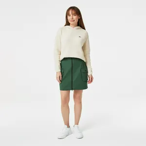 Юбка Lacoste Slim Fit на молнии с поясом, зеленый, арт. JF2405