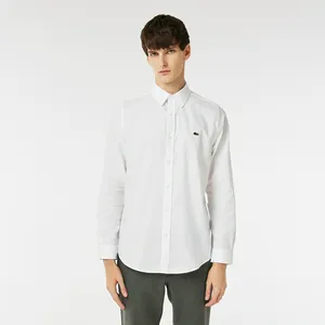 Мужская рубашка Lacoste Slim Fit, белый, арт. CH2424