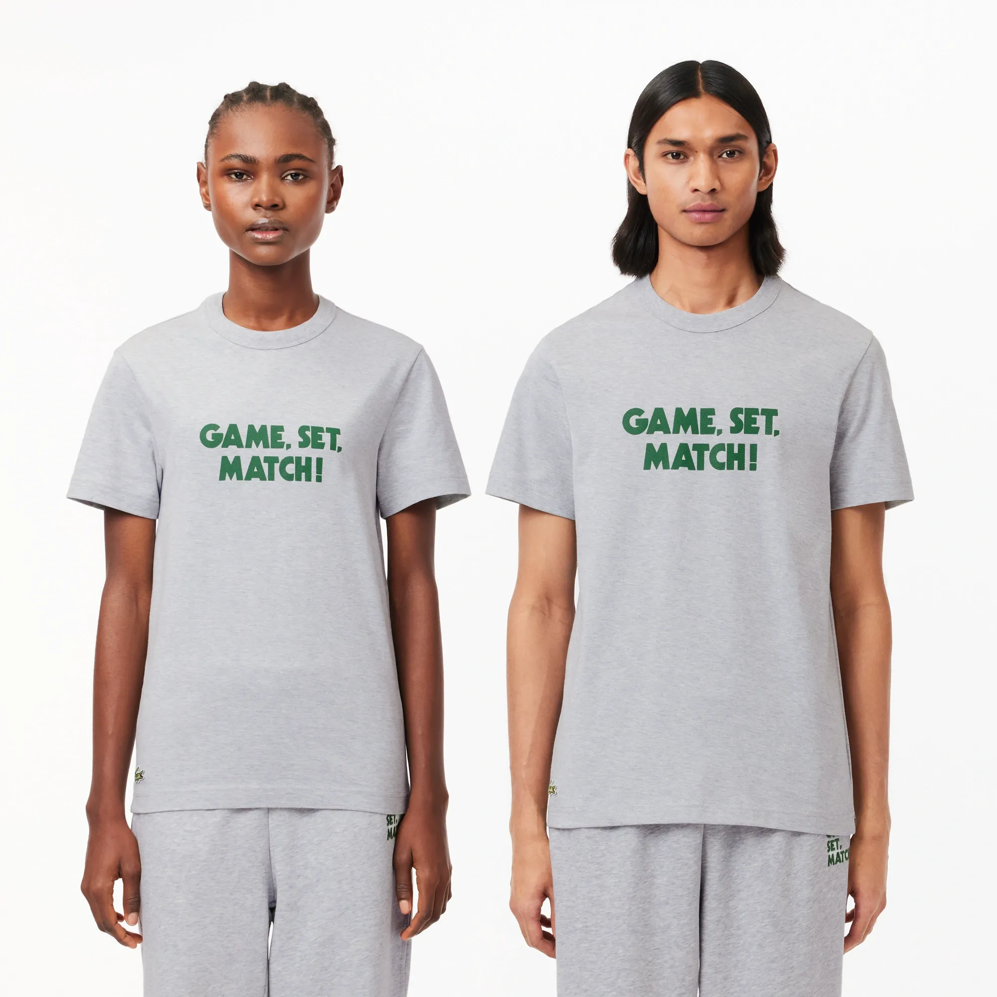 Футболка Lacoste Unisex из хлопка, серый, арт. TH0134