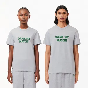Футболка Lacoste Unisex из хлопка, серый, арт. TH0134