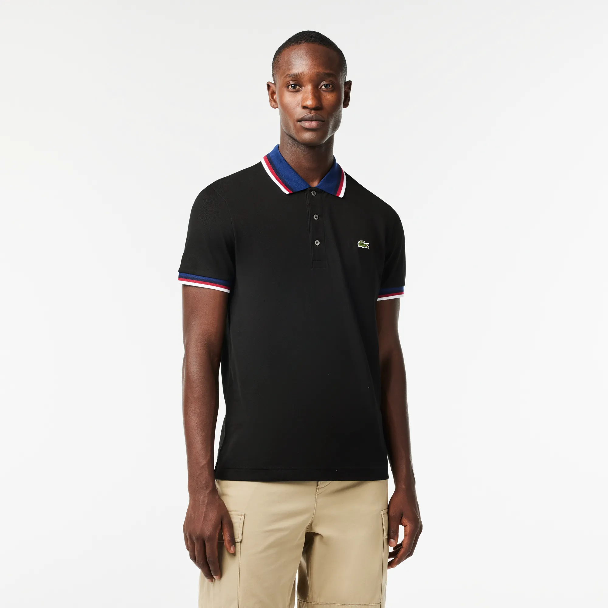 Мужское поло Lacoste Regular Fit, черный, арт. PH3461