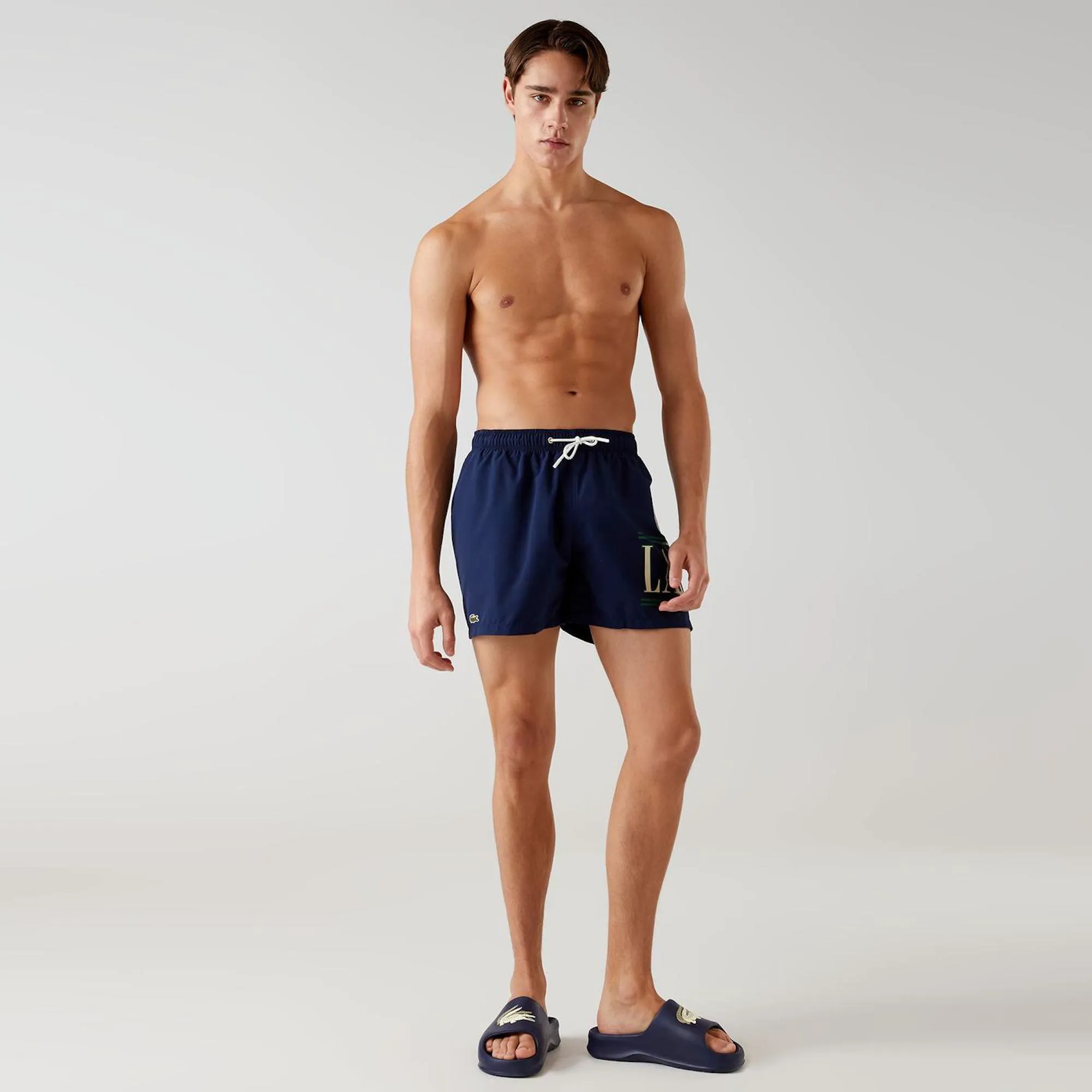 Мужские купальные шорты Lacoste, синий, арт. MH0401
