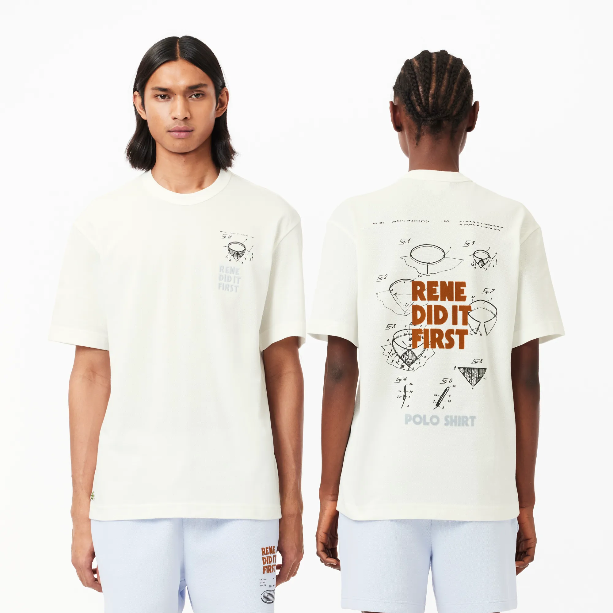 Футболка Lacoste Unisex, белый, арт. TH0135