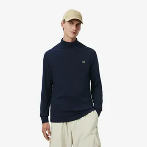 Мужской лонгслив Lacoste с высоким воротом, синий, арт. UH2828