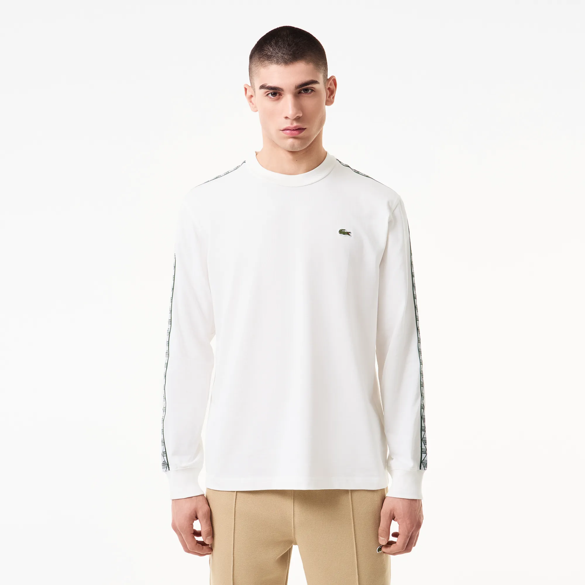Мужская футболка Lacoste, белый, арт. TH2516