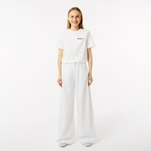 Женские прямые джинсы Lacoste, белый, арт. HF0450