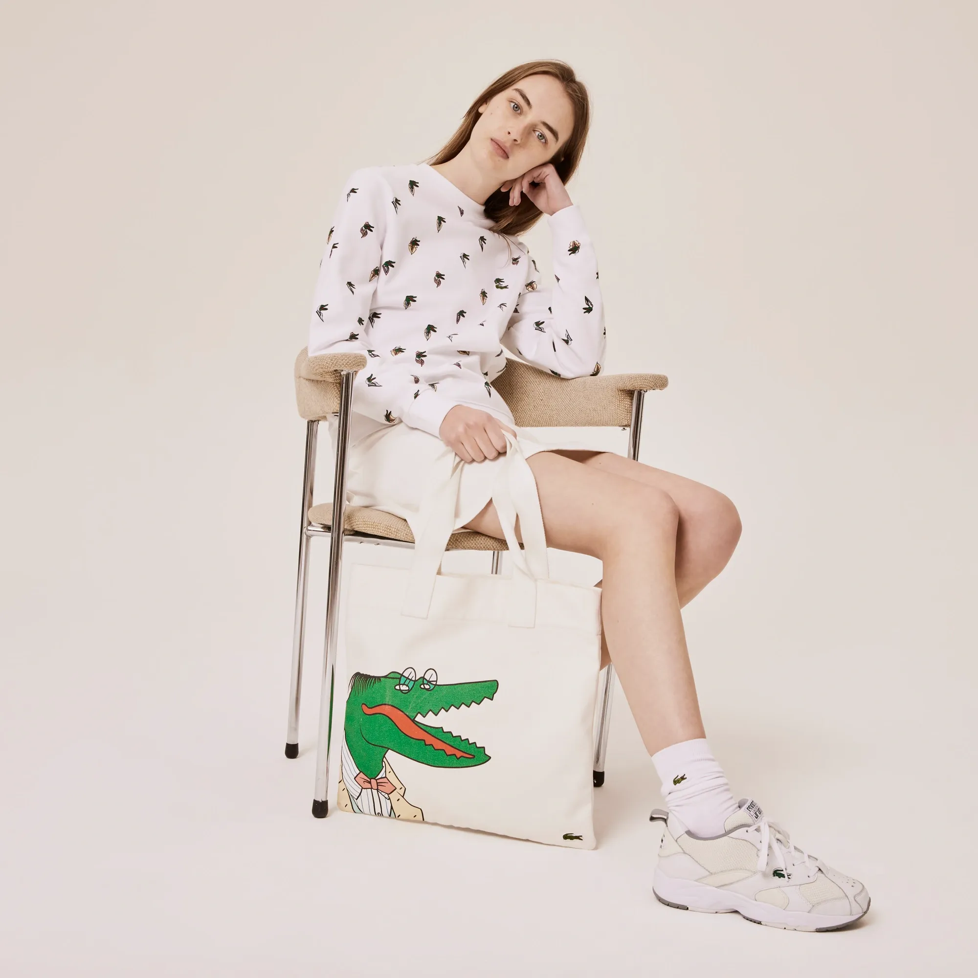 Мужская сумка Lacoste CROCOSERIES, белый, арт. NH3208AK