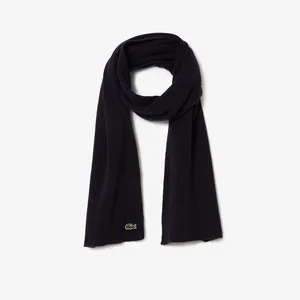 Шерстяной шарф Lacoste, синий, арт. RE0058
