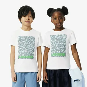 Детская футболка Lacoste из органического хлопка, белый, арт. TJ8457