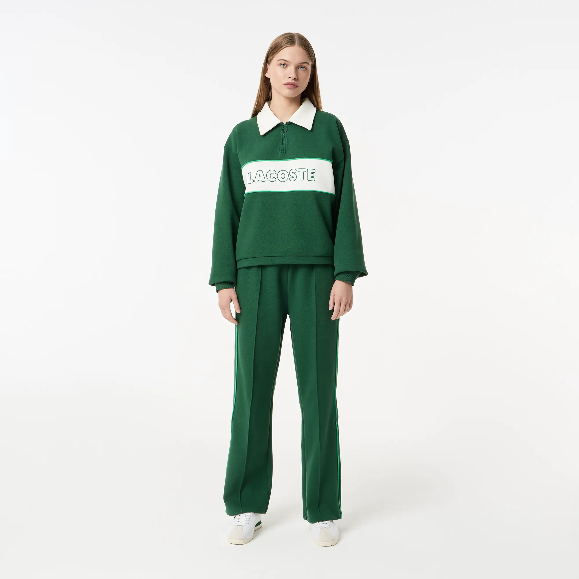 Женские спортивные брюки Lacoste, зеленый, арт. XF0508