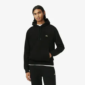 Мужская толстовка Lacoste Classic Fit с флисом, черный, арт. SH9623