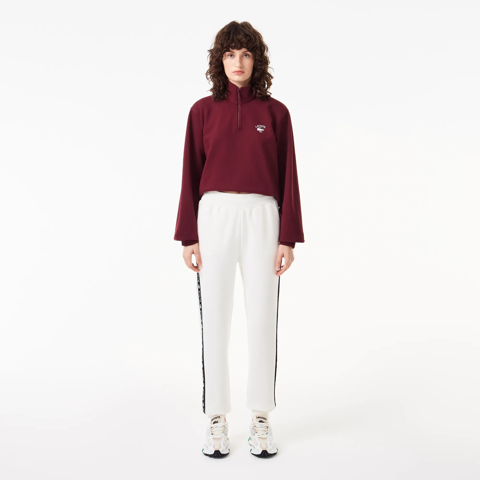 Женские спортивные брюки Lacoste, белый, арт. XF2504