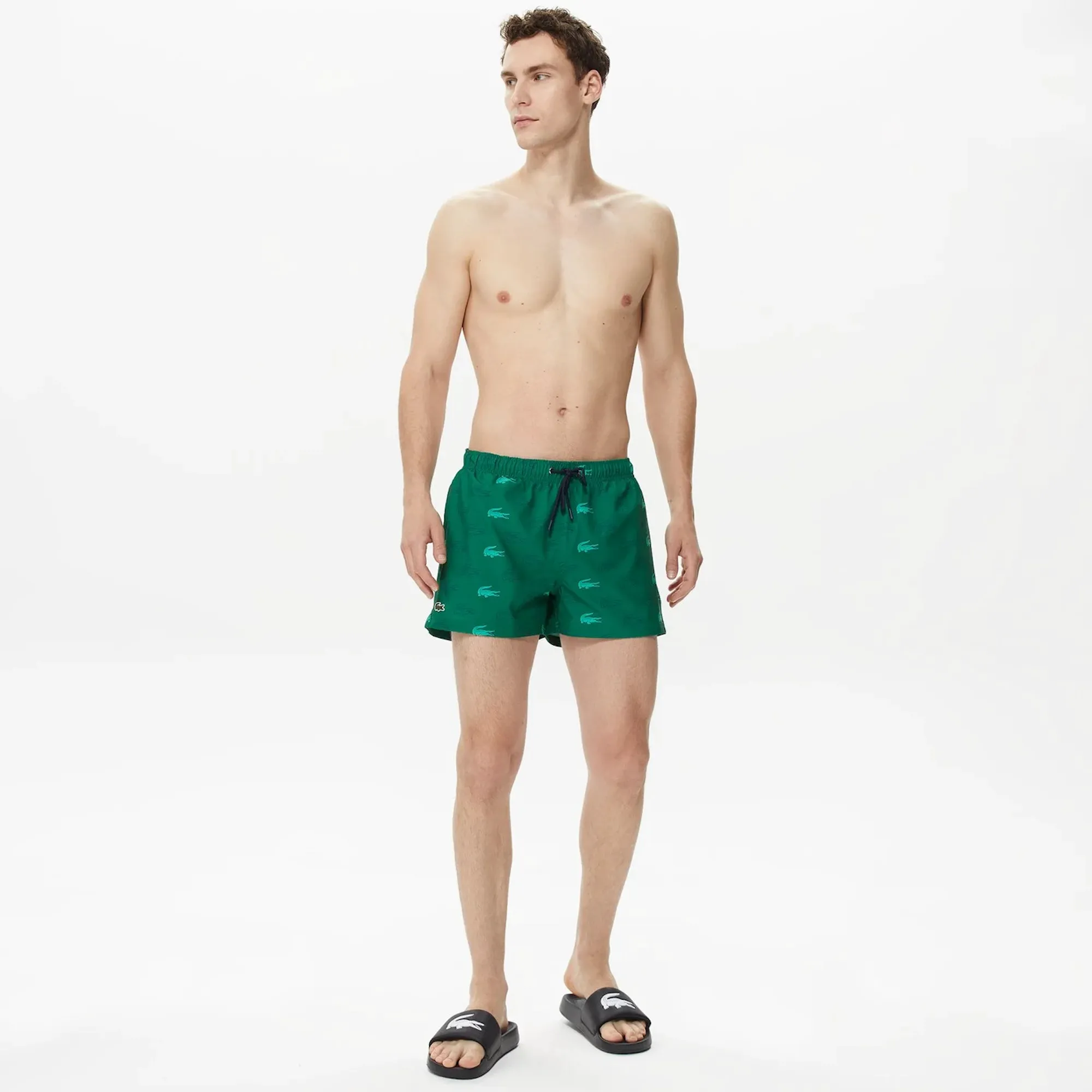 Мужские купальные шорты Lacoste, зеленый, арт. MH0317