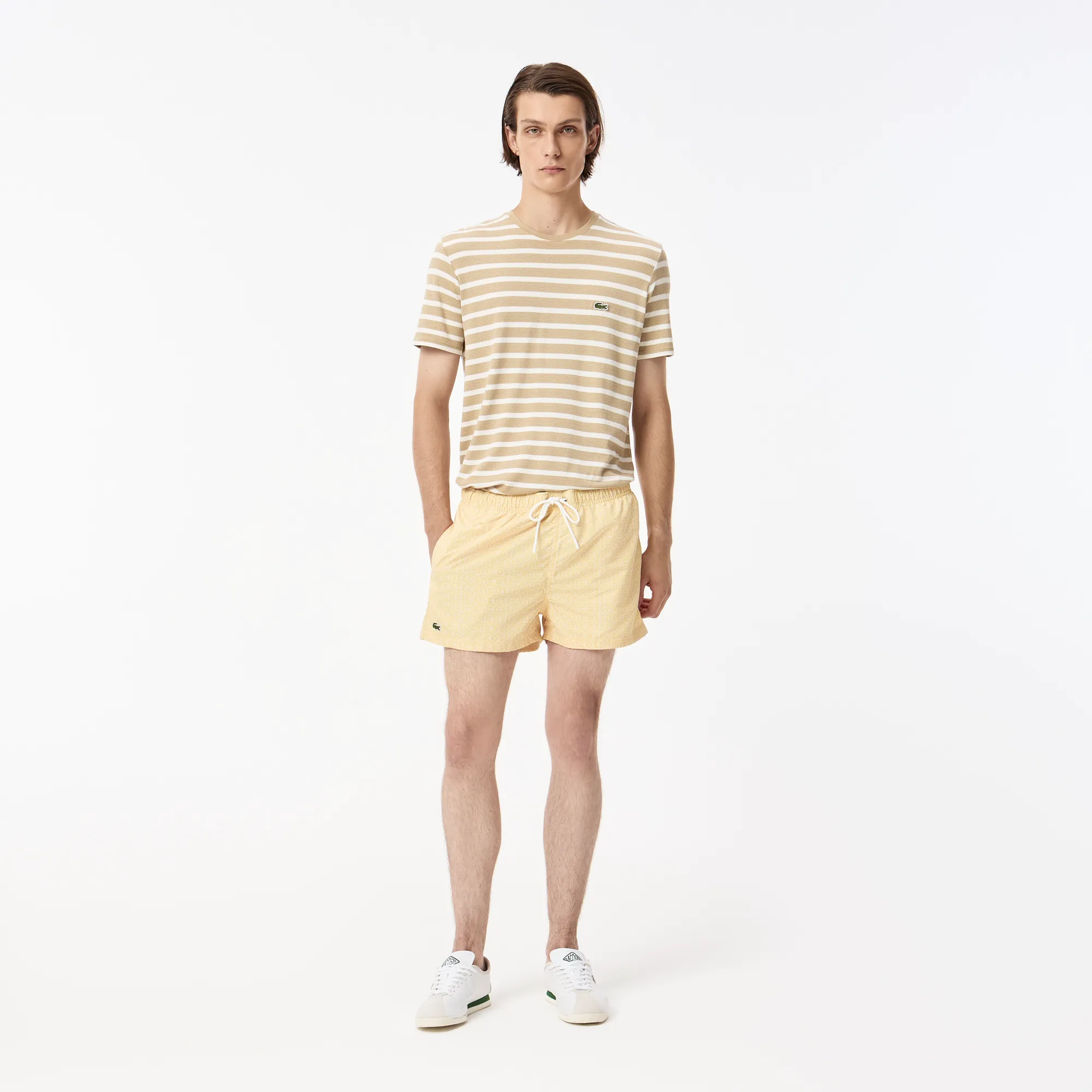 Мужские плавательные шорты Lacoste, оранжевый, арт. MH0410