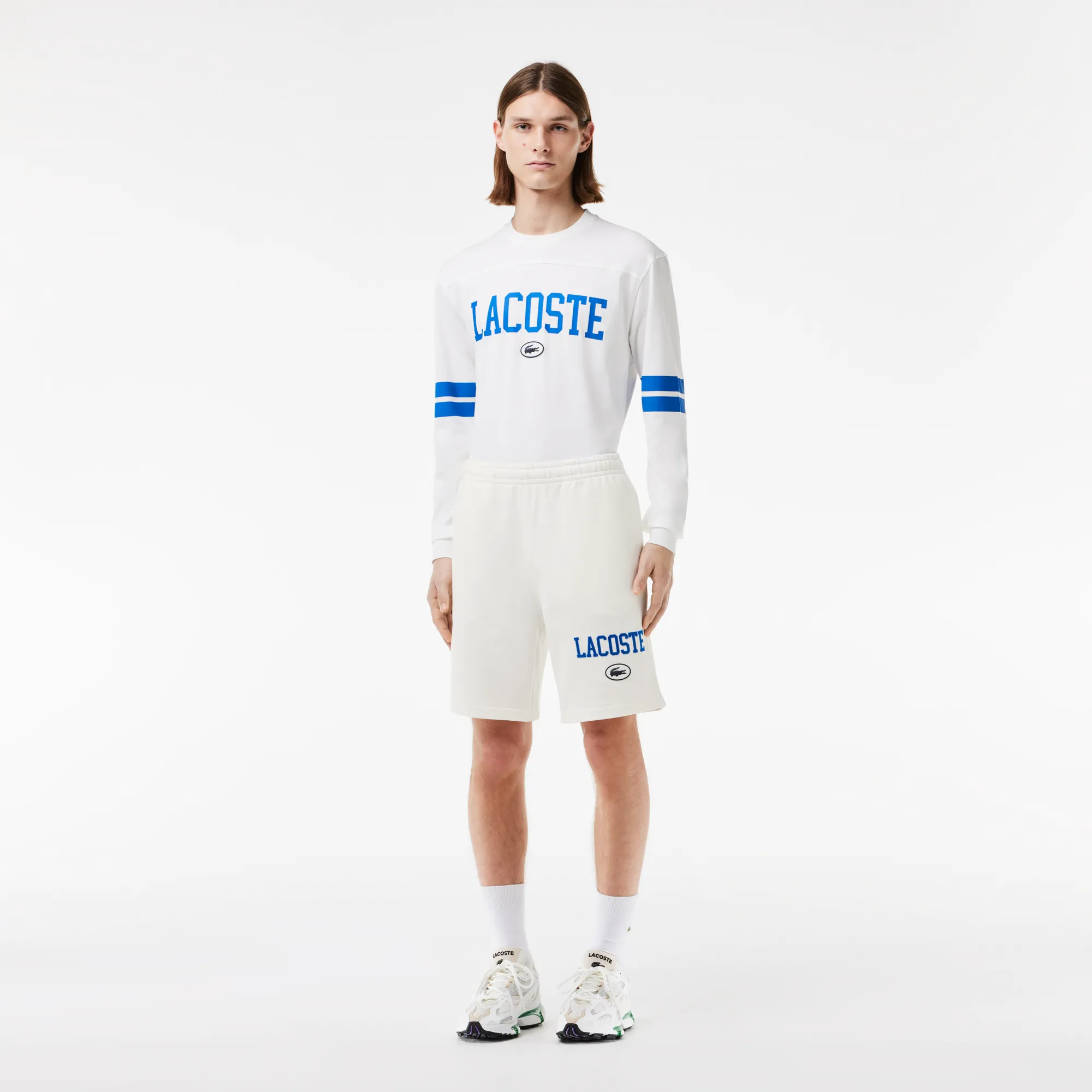 Мужские шорты Lacoste Regular Fit, белый, арт. GH7499