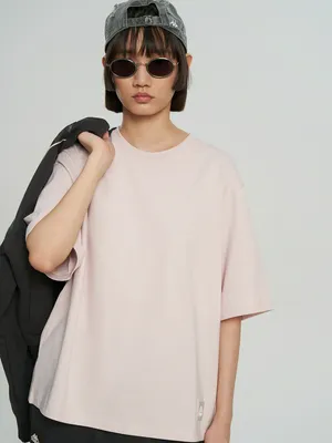 Футболка Kappa оверсайз, розовый, арт. 144170KAP-80
