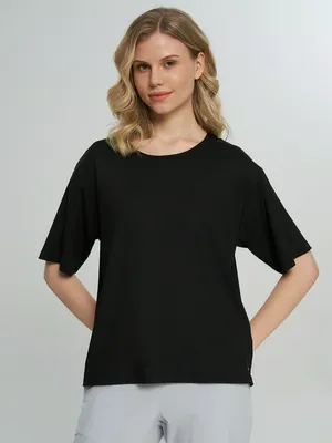 Футболка Luhta Heligby, черный, арт. 939229328QTL0F0-990